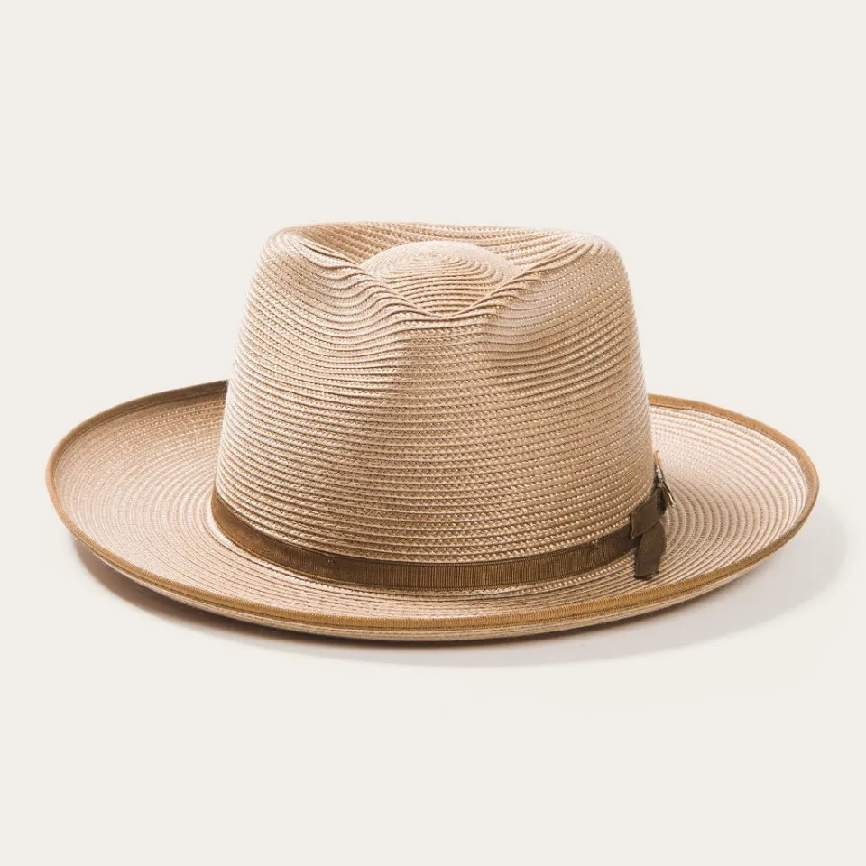 Stetson Stratoliner Milan Fedora Cognac Discount