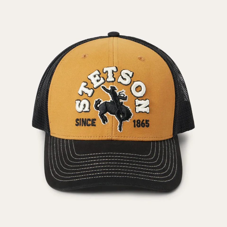 Stetson Cowboy Trucker Cap Tan Fashion