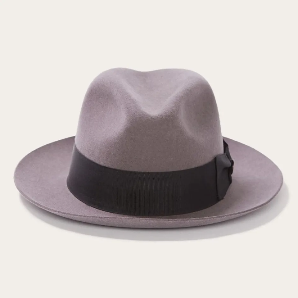 Stetson Temple Wool Fedora Caribou Fashion