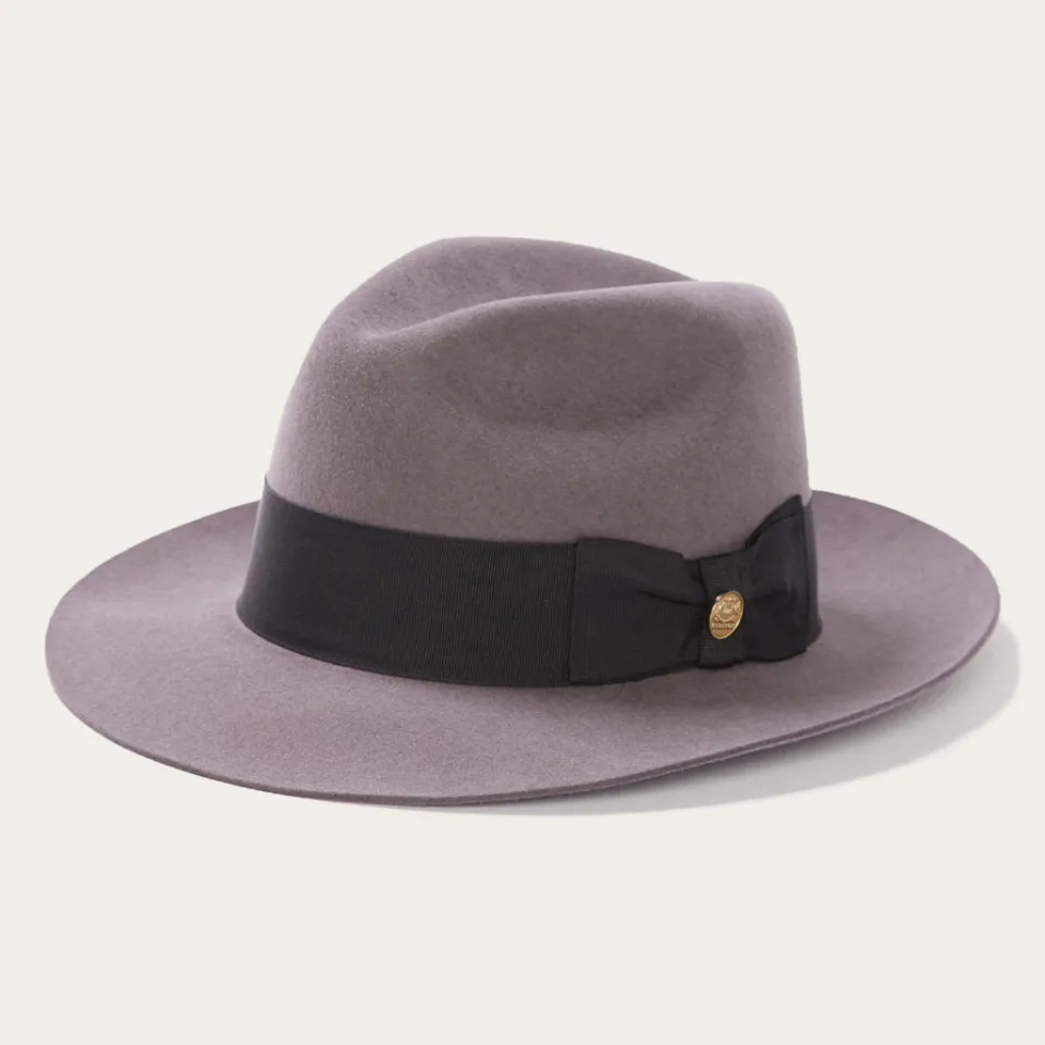 Stetson Temple Wool Fedora Caribou Fashion