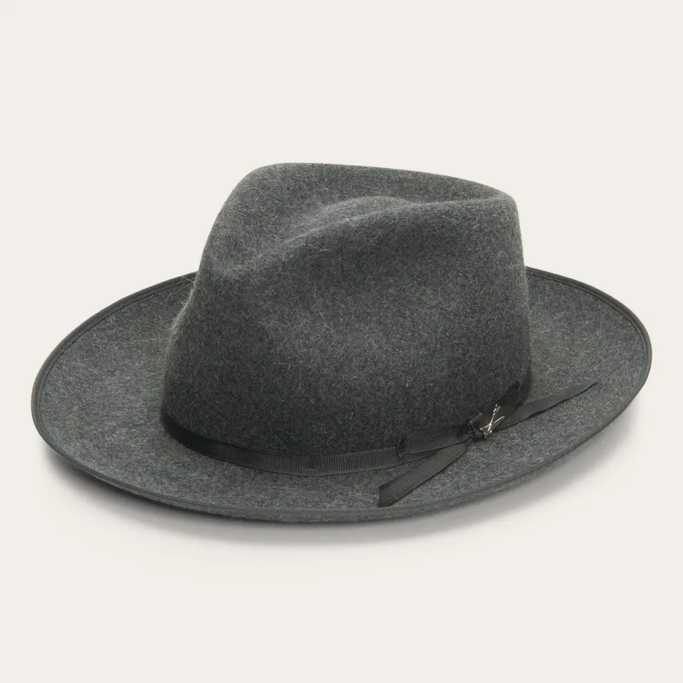 Stetson The Ultralight Stratoliner Fedora Grey Mix Store