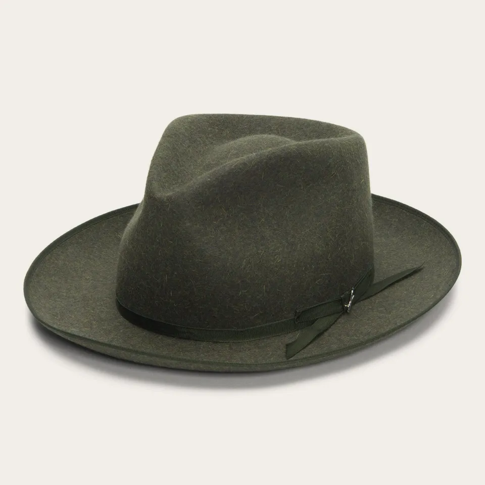 Stetson The Ultralight Stratoliner Fedora Olive Mix Best