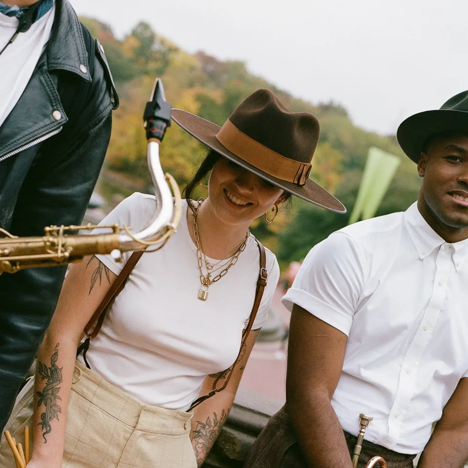 Stetson Tri-City Fedora Chocolate Clearance