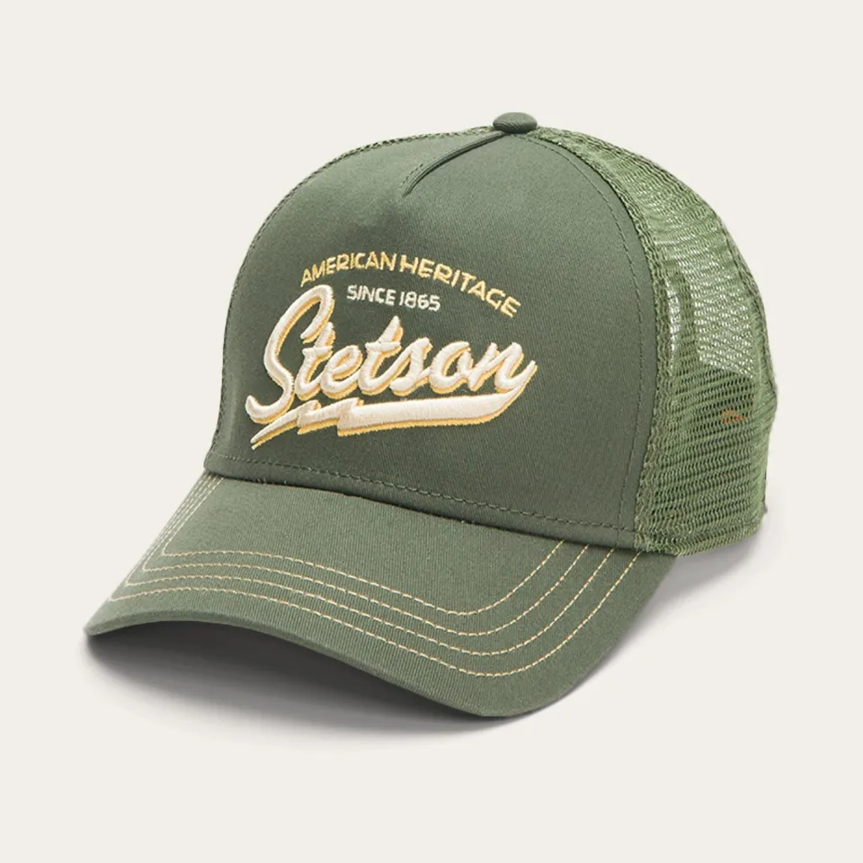 Stetson Trucker Cap American Heritage Classic Olive Fashion