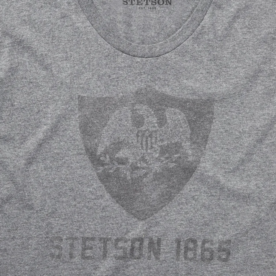Stetson Vintage Eagle Graphic Tee Grey Shop